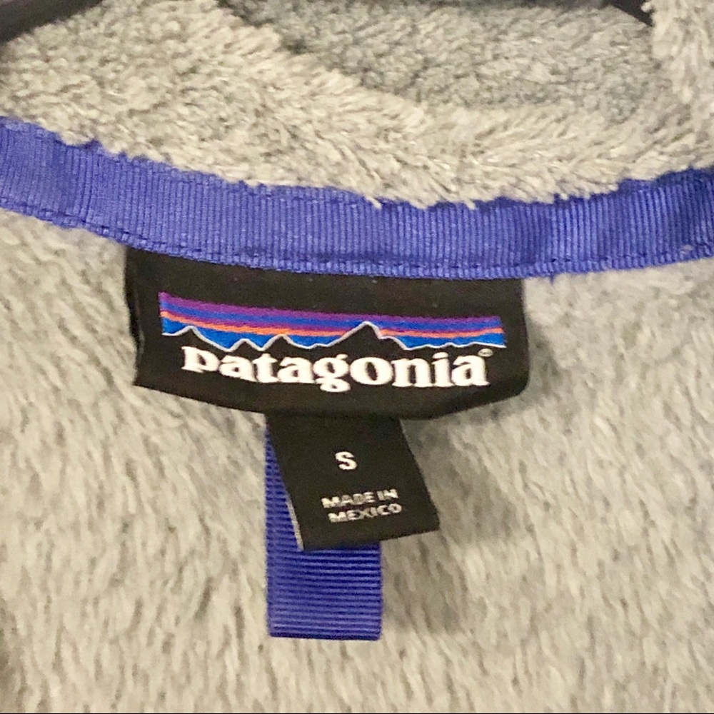 Patagonia Re-Tool Snap-T Pullover Fleece Gray Blue - Picture 12 of 12